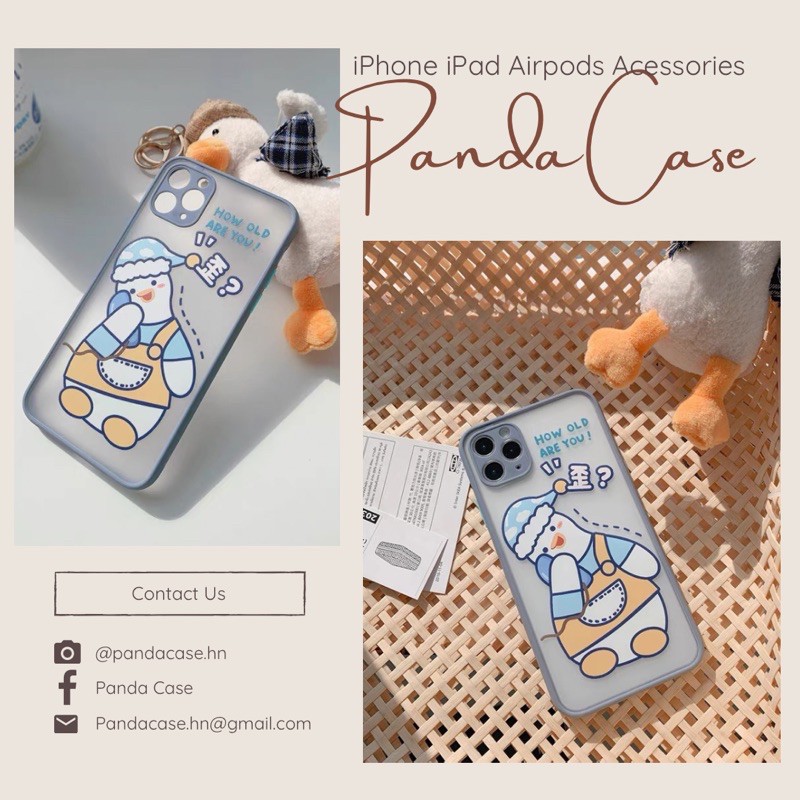 𝐂𝐨́ 𝐬𝐚̆̃𝐧 𝐜𝐡𝐨 𝐢𝐏𝐡𝐨𝐧𝐞 𝟏𝟐  Ốp lưng cho iphone - Ốp vịt GUA lưng nhám cho ip7p đến 12promax