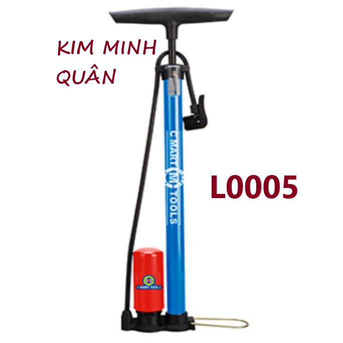 Bơm Hơi Tay Xe Máy , Xe Đạp Có Bình Áp Suất(ø32*530mm) , (ø38*530mm) L0005 CMART