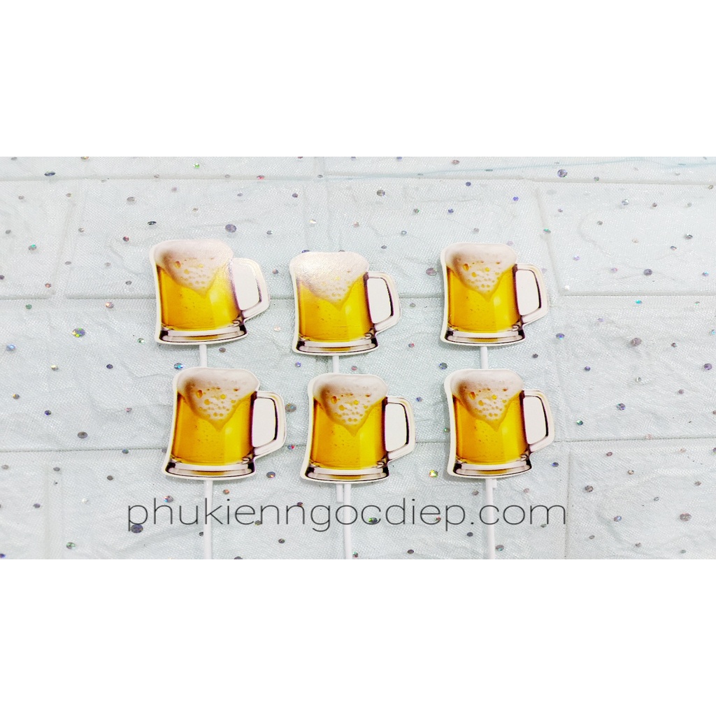 set giấy hình cốc b ia