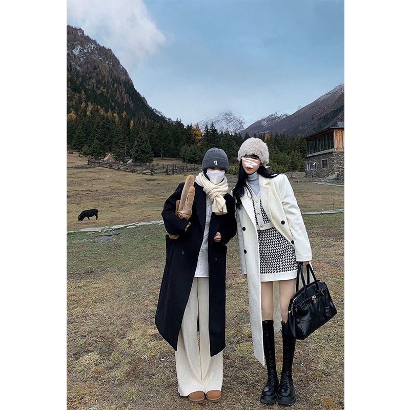 (Order)Áo khoác len trần bông kiểu mới dáng dài mẫu mới nhất năm 2021 | BigBuy360 - bigbuy360.vn