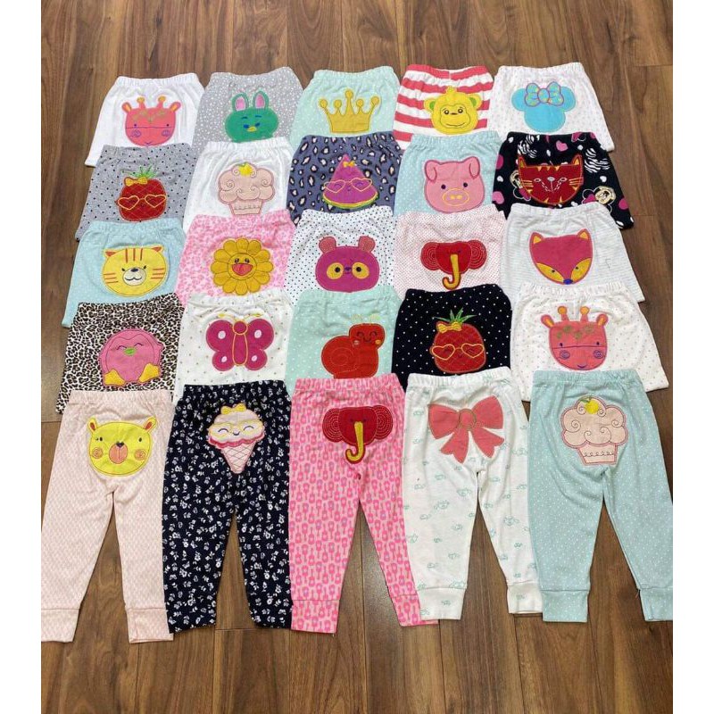 Set 5 -10 Quần mông thú chất mềm đẹp cho bé trai bé gái