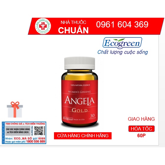 Angela Gold ( Hàng chính hãng CÓ TEM TÍCH ĐIỂM)