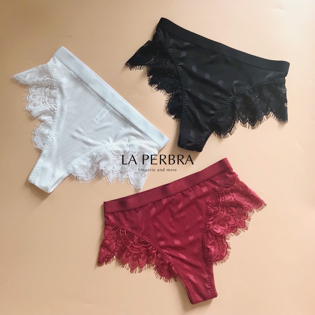 Quần lót ren cạp cao (G04)