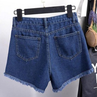 Quần short jean nữ lưng cao