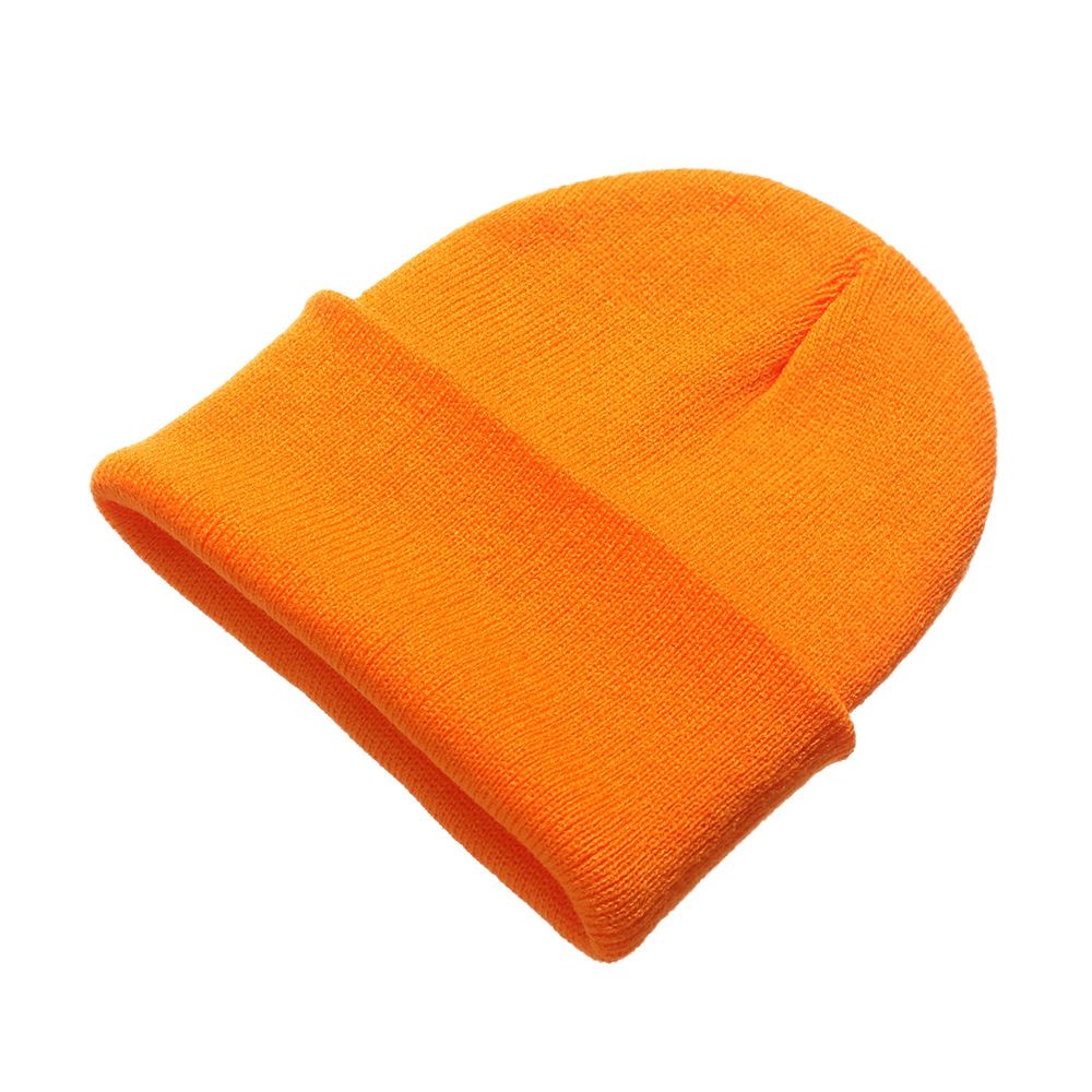 Mũ beanie dệt kim màu trơn giữ ấm mùa đông 18 màu tùy chọn dễ thương thời trang cho nam và nữ