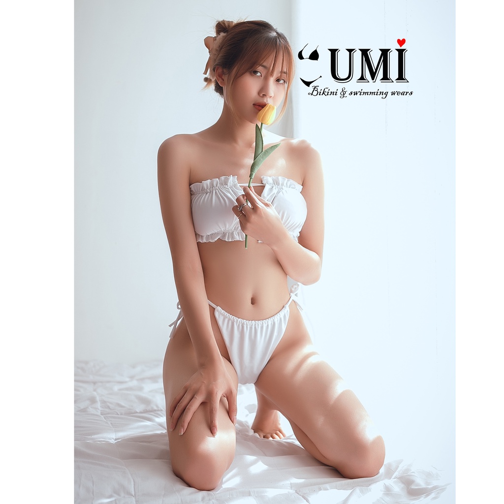 Bikini 2 mảnh nhún Ngọc Trinh- cực secxy quyến rũ- bộ bơi không thể thiếu trong bộ sưu tập đồ bơi nữ Bikinistore