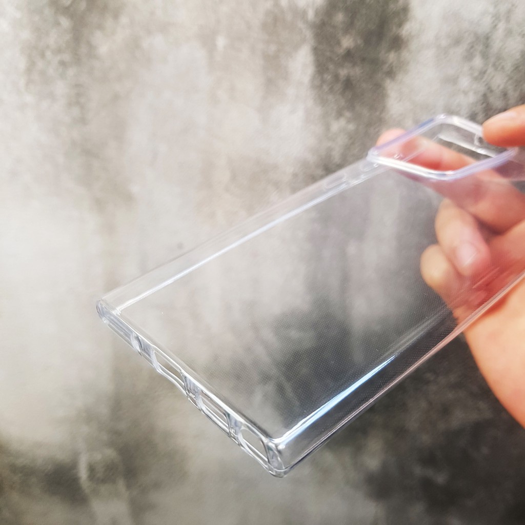 Ốp silicon loại A+ có gờ bảo vệ camera cho Samsung Galaxy Note 20 Ultra/ Note 20 Ultra 5G