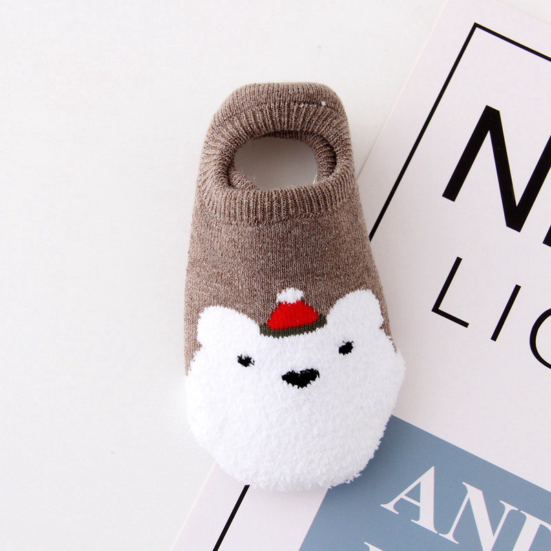 Tất cotton chống trượt họa tiết hoạt hình đáng yêu dành cho bé từ 0 tới 5 tuổi