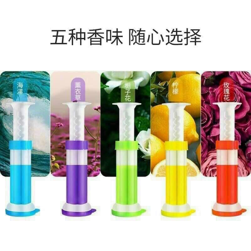 Gel khử mùi bồn cầu, thơm nhà vệ sinh dạng thạch hình bông hoa ( 1 tuýp gel = 12 bông)