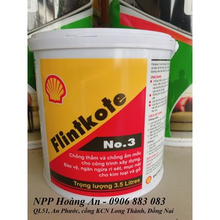 [Chính Hãng]💗 Sơn Chống Thấm Hồ cá Koi/ shell flinkote/ 💥 Chống Thấm cao cấp đa năng [sân thượng- sàn - hồ] màu đen 3.5l
