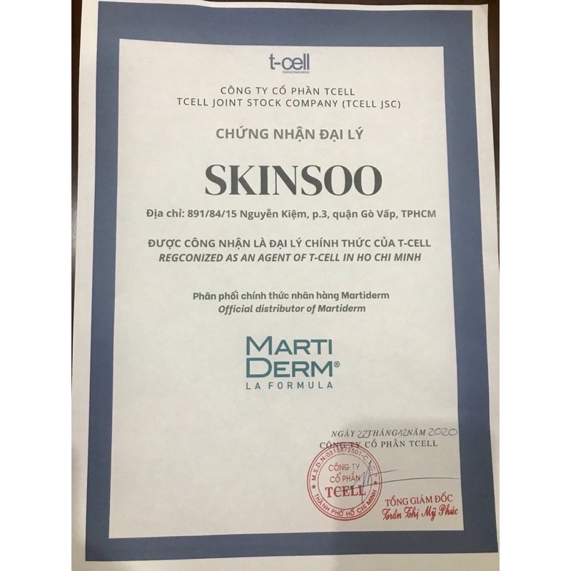 Mặt nạ dưỡng ẩm, chống lão hóa MartiDerm The Originals Moisturising Mask