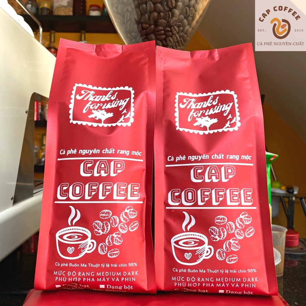 Cà phê hạt Robusta Honey 500gr rang mộc - vị trái cây, chocolate, đắng nhẹ - rang Medium pha máy và pha phin | BigBuy360 - bigbuy360.vn
