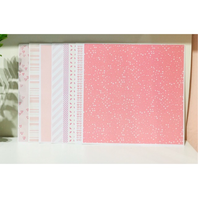 15 giấy cứng khổ 32x32 làm Scrapbook