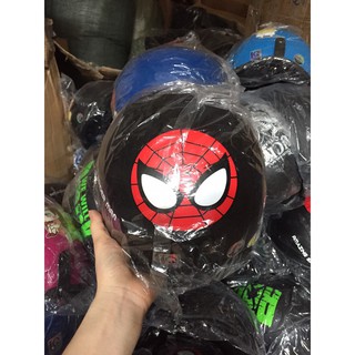nón đi xe máy nửa đầu 1/2 batman, người nhện, siêu nhân (không kính)