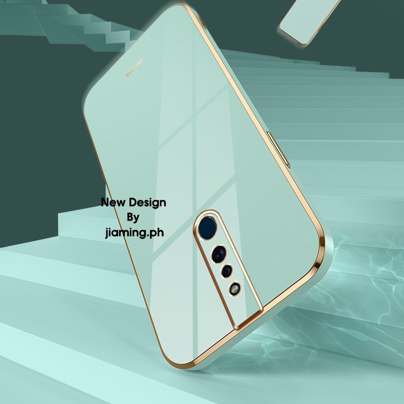 Ốp Điện Thoại Mềm Màu Kẹo Mạ Viền Sang Trọng Kèm Dây Đeo Dành Cho OPPO F11 Pro 2022