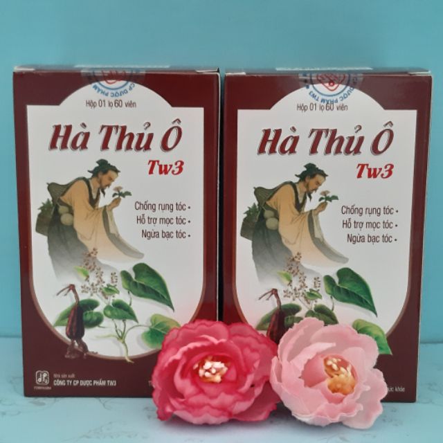 Hà Thủ Ô TW3 - Chống Rụng Tóc - Ngăn Ngừa Bạc Tóc Lọ 60 Viên