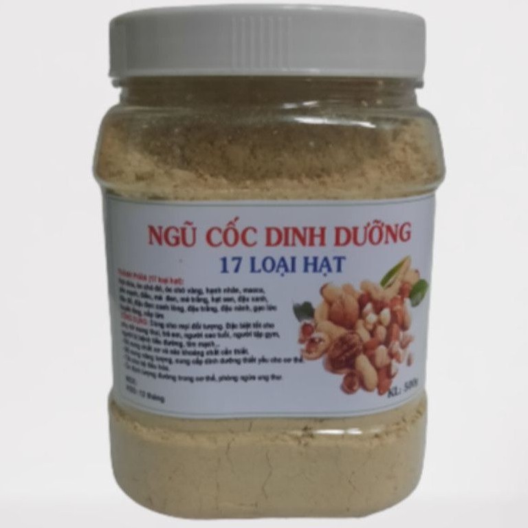 500gram Bột ngũ cốc dinh dưỡng 17 loại hạt (dùng tăng cân, lợi sữa) | BigBuy360 - bigbuy360.vn