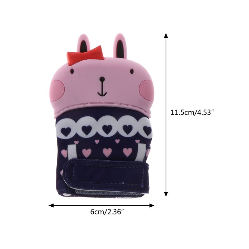 Găng Tay Kiêm Găng Tay Ngậm Mọc Răng Hình Thỏ Dễ Thương Cho Bé