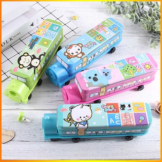 Hộp bút học sinh NS14 đẹp, dễ thương, 2 tầng có đầu gọt bút tiện lợi (hàng nhập khẩu)