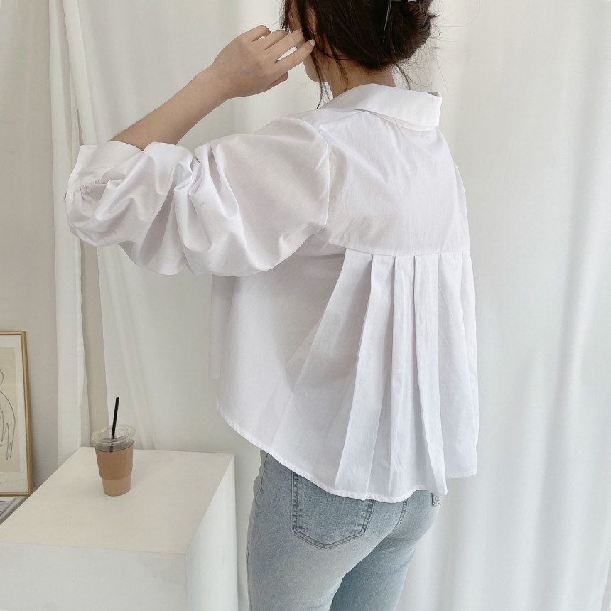 Áo Sơ Mi Nữ Dài Tay Phong Cách Hàn Quốc