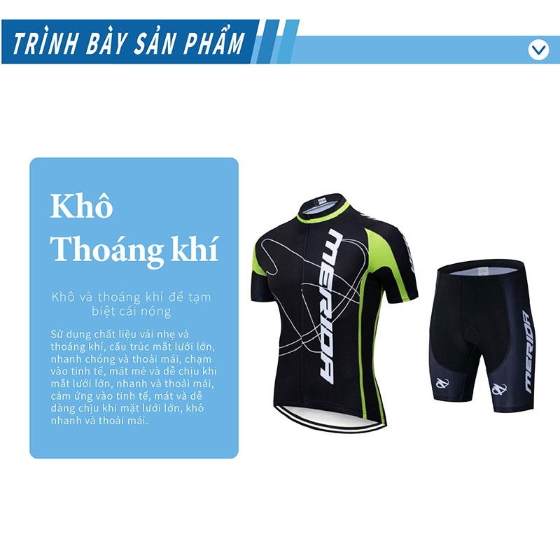 Bộ Quần Áo Đạp Xe Thể Thao Chuyên Nghiệp Cho Nam