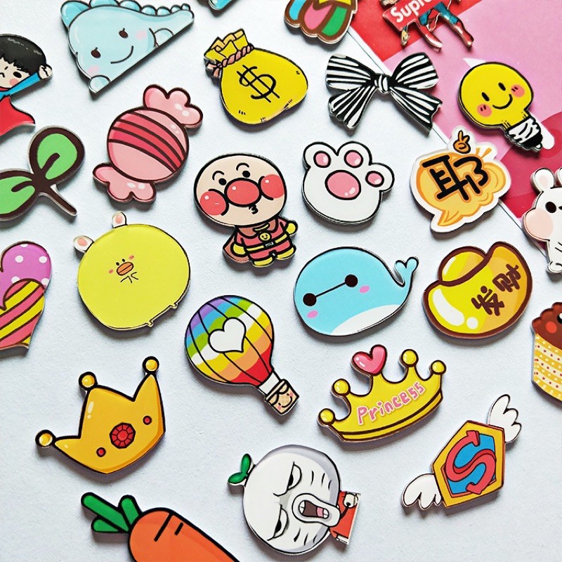 Pin cài huy hiệu cài icon cute