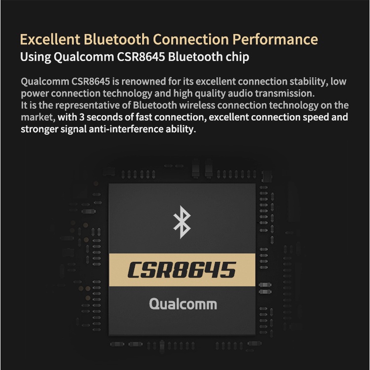 FAAEAL Waterproof Aptx Bluetooth Module Wireless Upgrade Cable 0.75mm  Replacement Earphones Wire For KZ Earphone