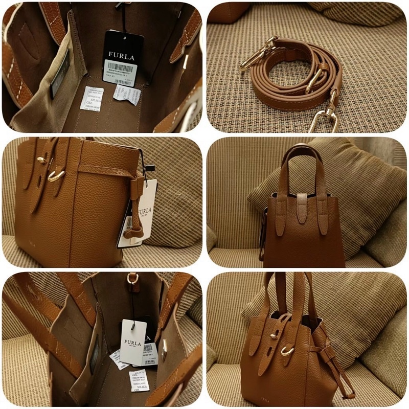 Túi Furla net da bò