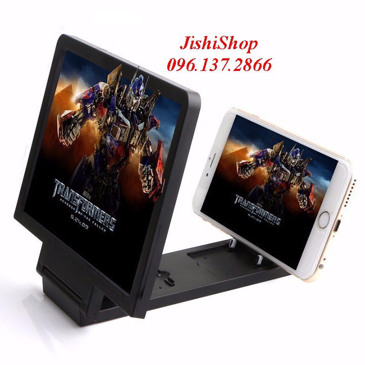 ( GIÁ SỈ )MÀU ĐEN -  Kính phóng to màn hình điện thoại 3D |shopee. Vn\Shopgiayred