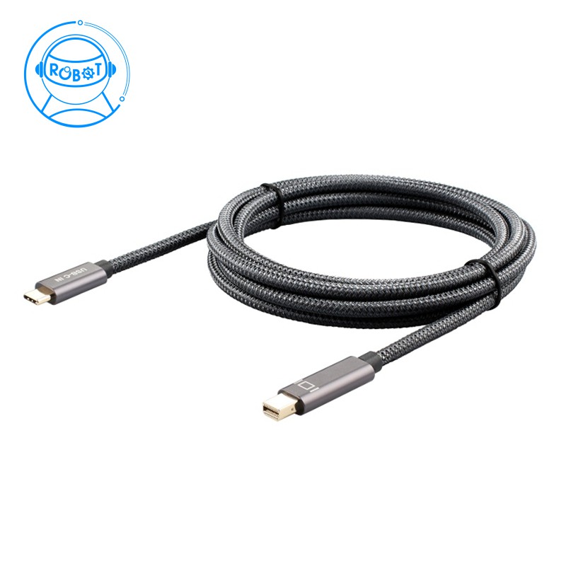 USB C To Mini DisplayPort(4K@60Hz) Cable Compatible MacBook Pro 2017