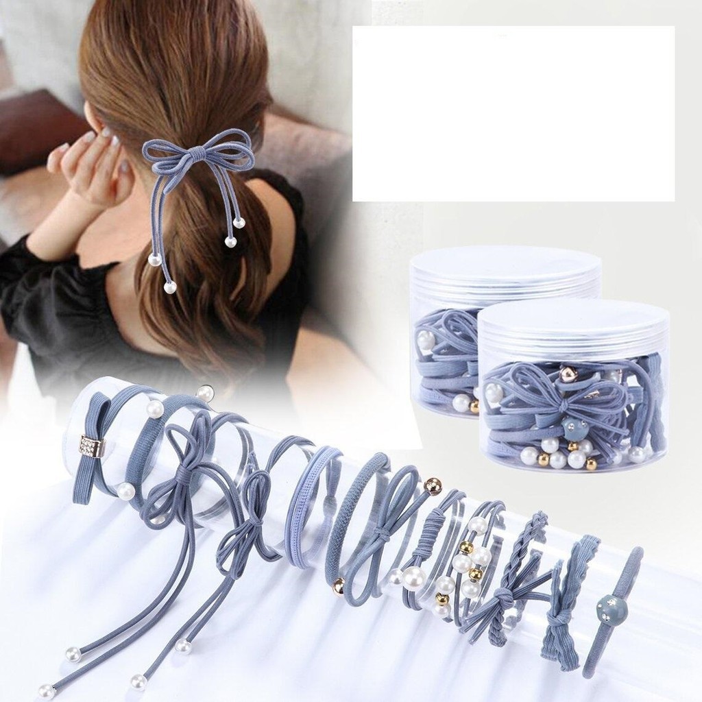 HỘP 12 DÂY CHUN BUỘC TÓC NỮ SIÊU CHẮC (GIAO MẪU NGẪU NHIÊN)