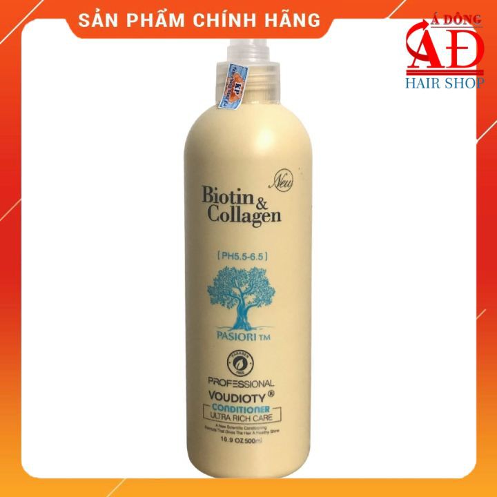 [500ml] DẦU XẢ BIOTIN COLLAGEN SIÊU MƯỢT NGĂN RỤNG TÓC 500ML