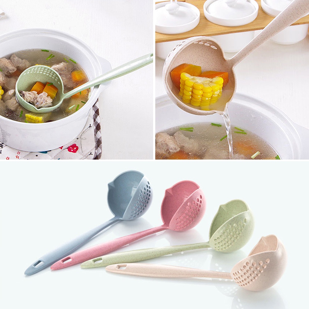 Muỗng Múc Súp Tay Cầm Dài Tiện Dụng Cho Nhà Bếp