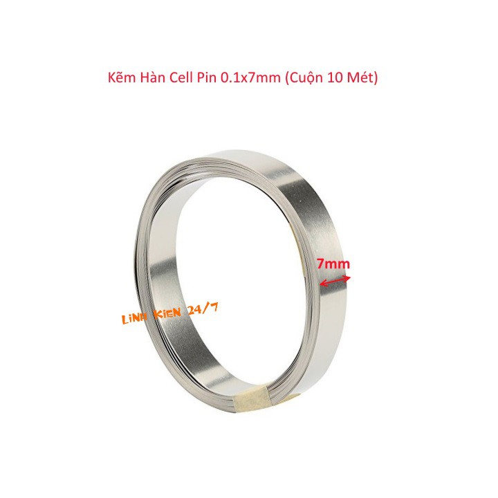 Kẽm Hàn Cell Pin Loại Tốt (Cuộn 10 mét)