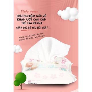 ( Mua 3 tặng 1) Mua Combo 3 gói khăn ướt Rayna