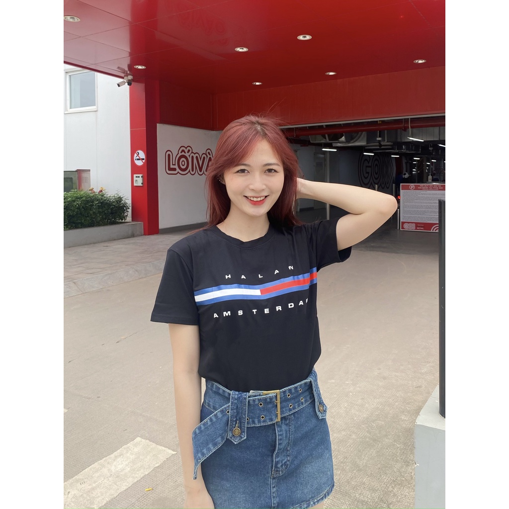 Áo thun HALAN AMSTERDAM xuất phông cotton sang xịn mịn