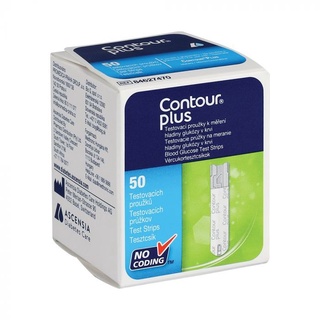 QUE THỬ ĐƯỜNG HUYẾT CONTOUR PLUS ( Hộp 50 que )