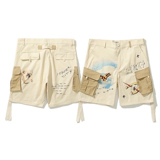 Quần Short Thể Thao Vải Cotton Lưng Thun Phối Túi Thời Trang Năng Động Cho Nam Và Nữ