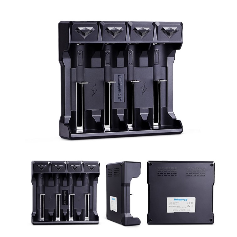 Sạc Pin 26650 16340 14500 18650 21700 Sạc Nhanh DP-UK41 Đa Năng Doublepow cho pin xe điện, máy khoan