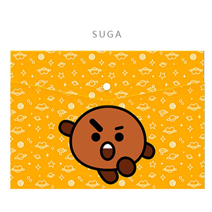 BÌA KẸP HỒ SƠ BT21 KOYA KOOKIE TATA RJ MANG CHIMMY SHOOKY