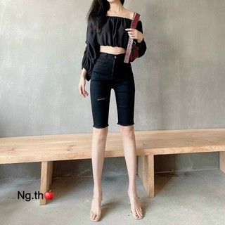 😍 Quần bò đen ngố size S M L
