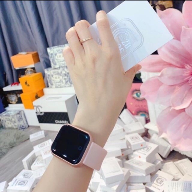 Đồng Hồ Thông Minh Y68 D20 Theo Dõi Sức Khỏe Kèm Phụ Kiện Mới