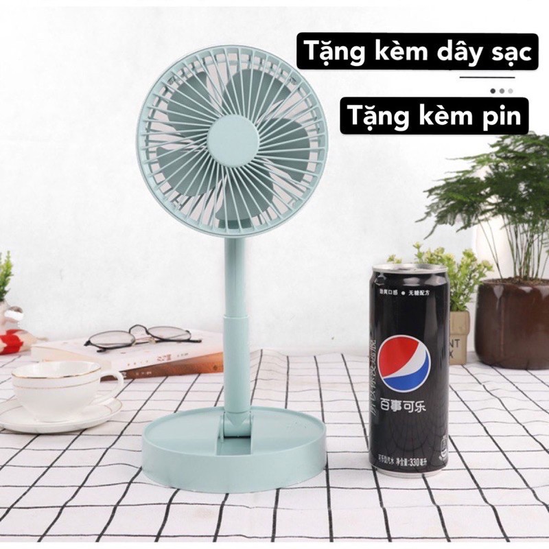 QUẠT MINI TÍCH ĐIỆN ĐỂ BÀN TIỆN LỢI-3 TỐC ĐỘ GIÓ | BigBuy360 - bigbuy360.vn