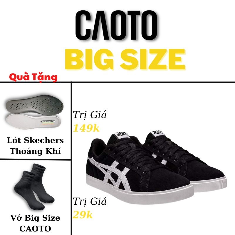 Đế Bằng Màu Đen Big Size - Giày Sneaker Nam Big Size 45 46 47 48