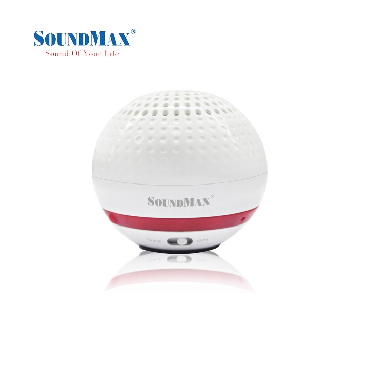 Loa di động Soundmax R100 Bluetooth : Banh golf biết hát - Hàng Chính Hãng