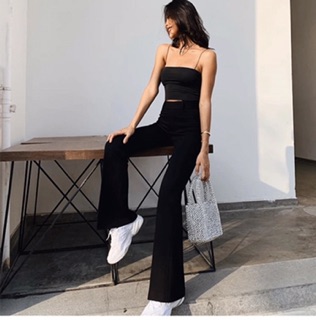 Áo croptop dây bún basic A75