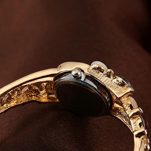 Đồng hồ dạng vòng tay đính đá thời trang cho nữ