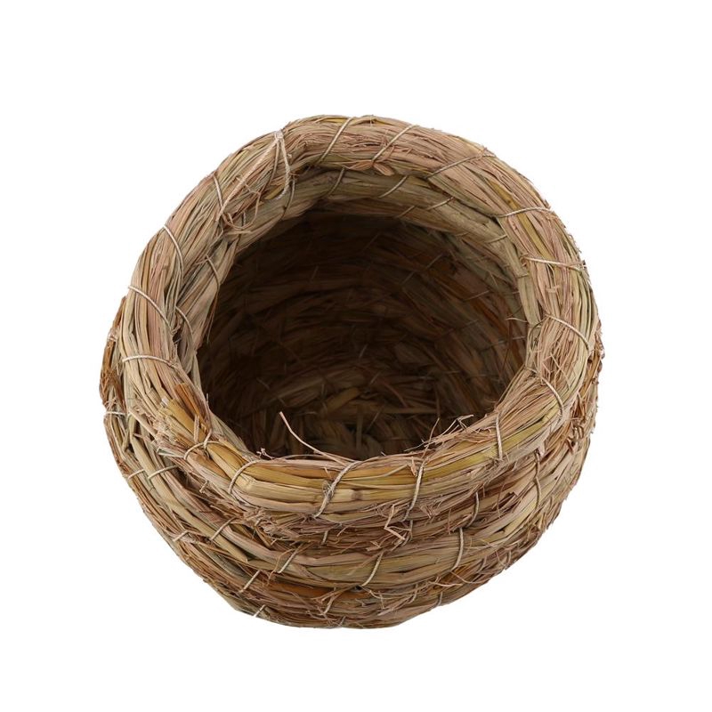 Tổ rơm dệt thủ công dành cho vẹt chim hoàng yến sẻ sinh sản