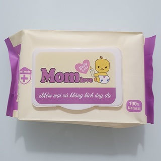 Khăn Giấy Ướt Momlove Không Mùi An Toàn Cho Bé