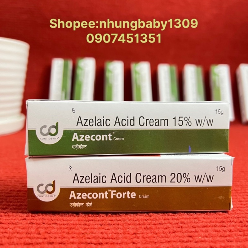 Kem Azecont forte , azelaic 20% giảm thâm,mụn